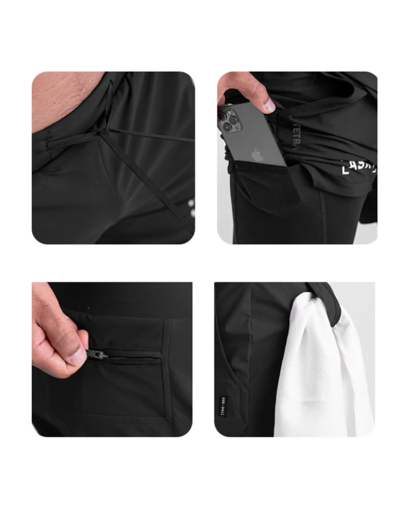 Multi-Pocket Lightweight Mens Running Shorts - Image 6