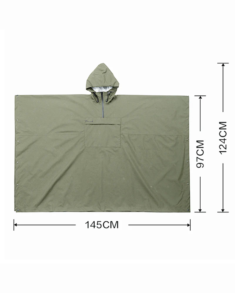 Multifunctional 3L Poncho Rain Coat - Image 16