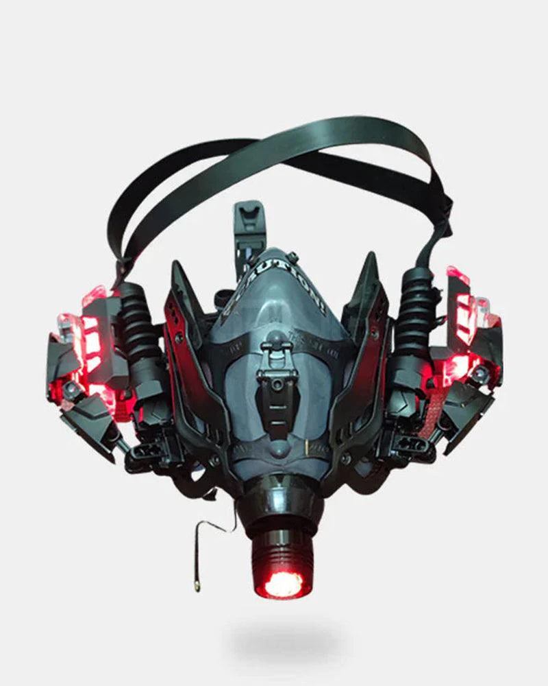 Never Enough Time Cyberpunk Cosplay Mask - Image 3