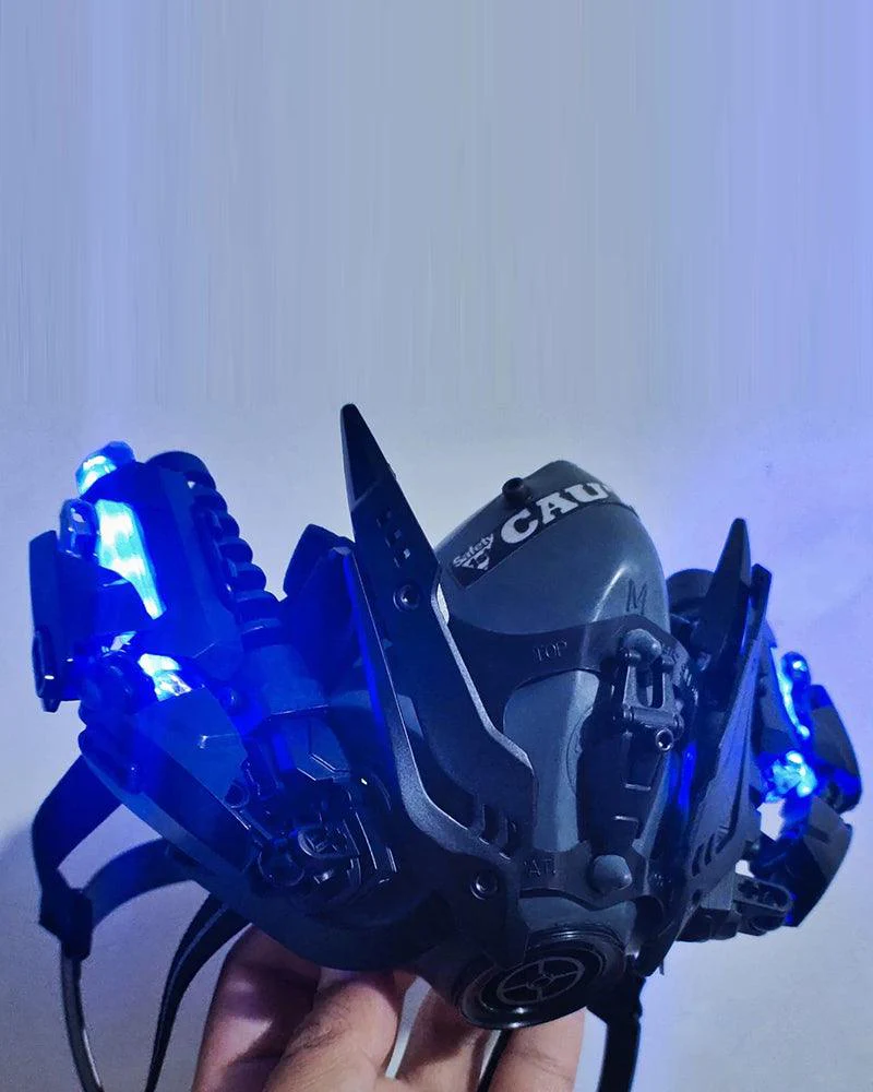 Never Enough Time Cyberpunk Cosplay Mask - Image 5