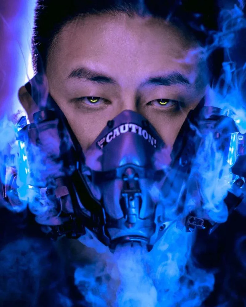 Never Enough Time Cyberpunk Cosplay Mask - Image 6