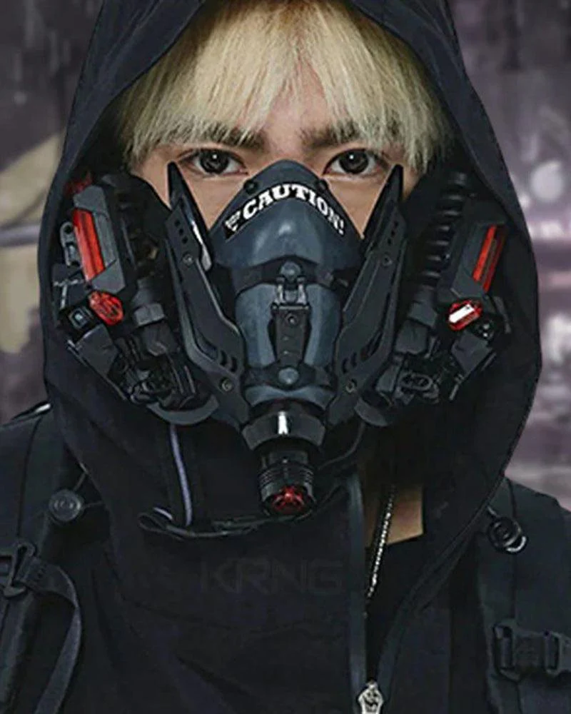 Never Enough Time Cyberpunk Cosplay Mask - Image 9