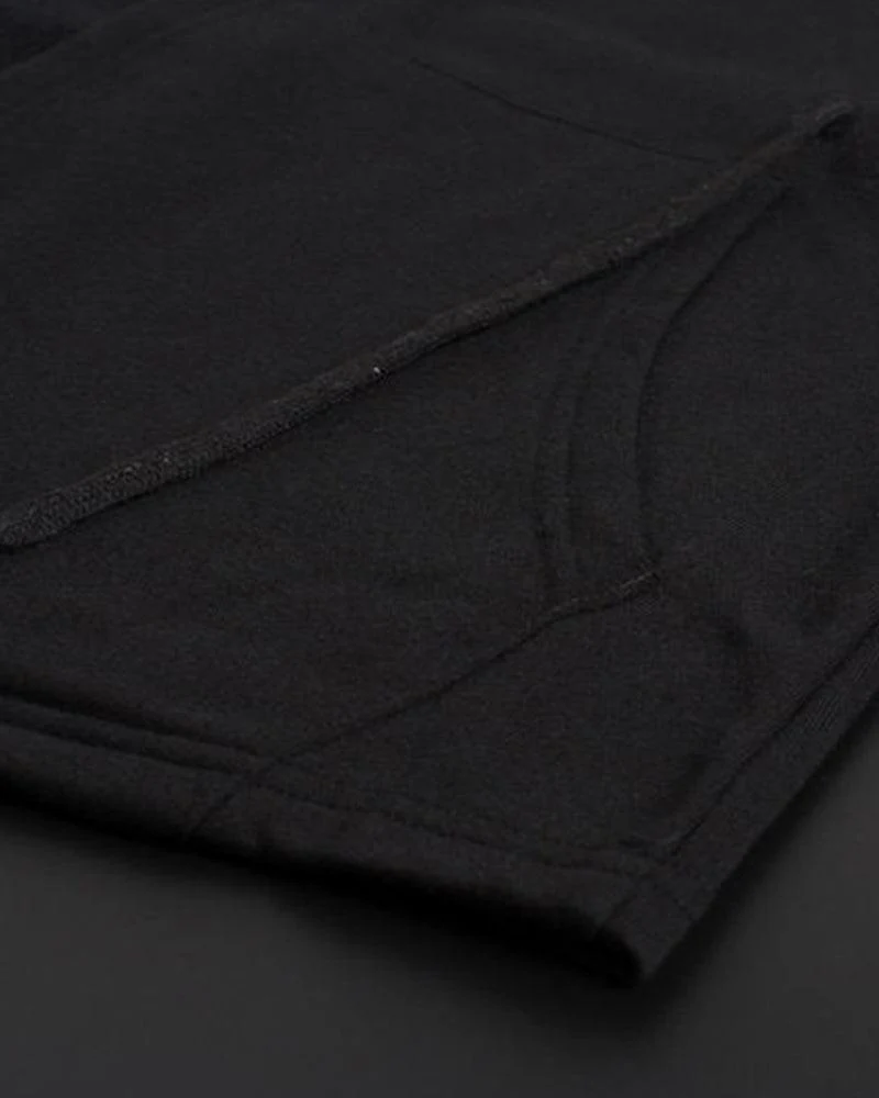 Ninja Costume Techwear Black Hooded Cloak - Image 14
