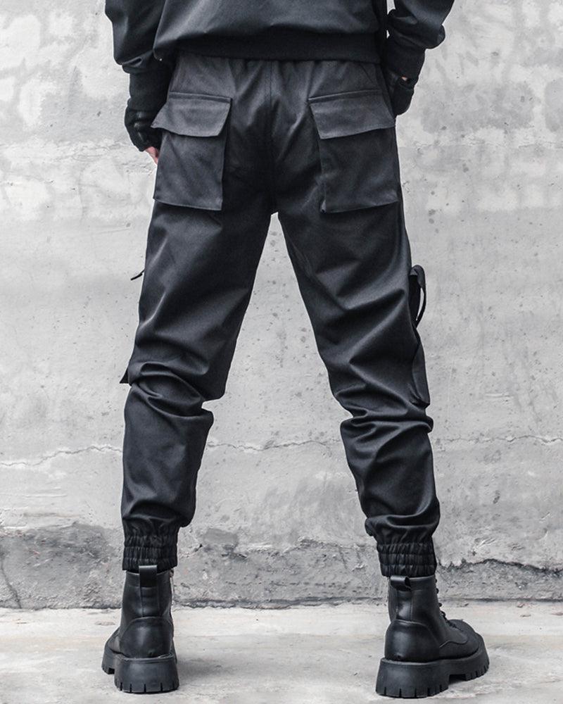 Ninja Techwear Black Slim Cargo Pants - Image 8