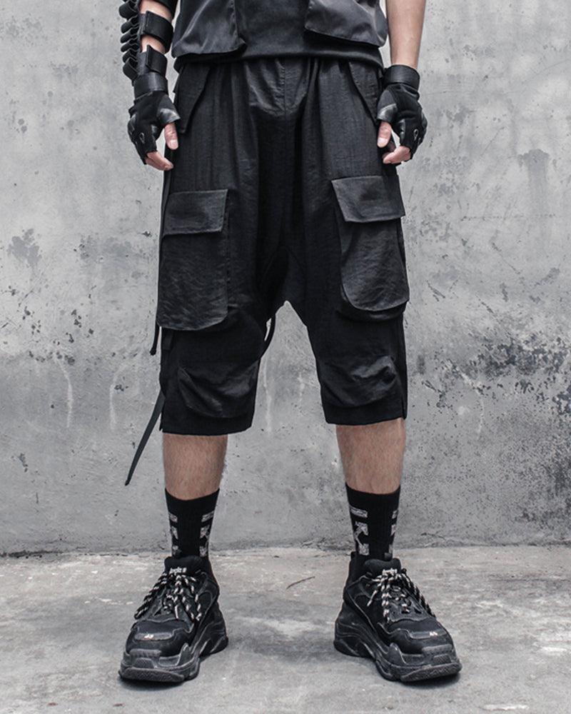 Ninja Techwear Long Cargo Shorts - Image 9