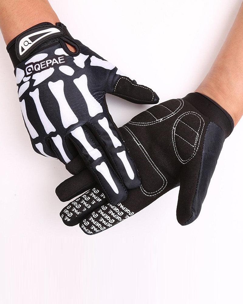 No Goodbyes Skull Techwear Gloves - Image 4