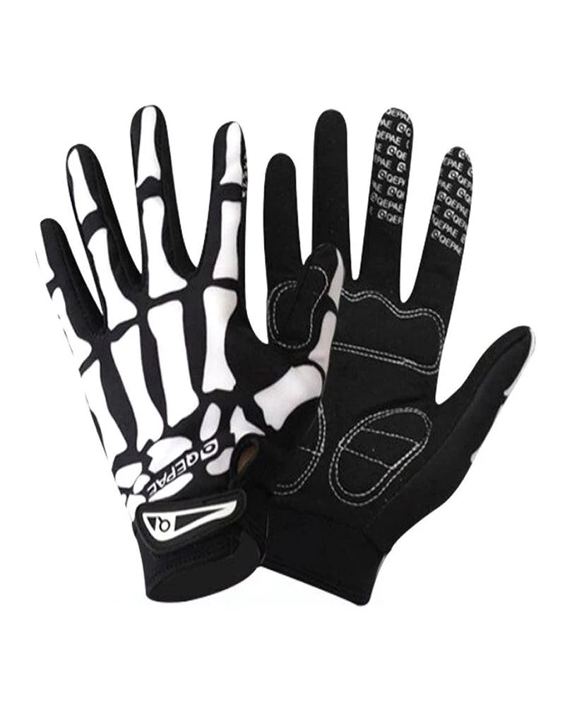 No Goodbyes Skull Techwear Gloves - Image 7