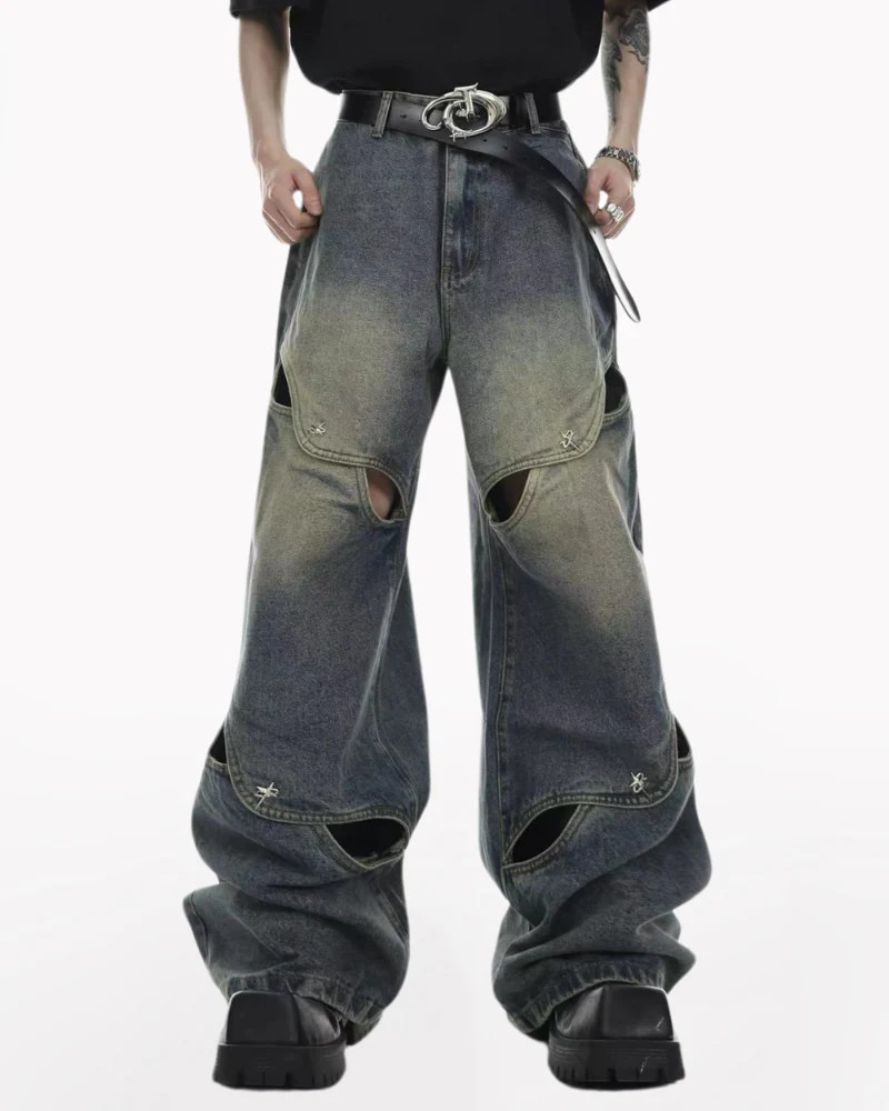 Opium Outfits Street Fashion Denim Pants | Y2K Jeans