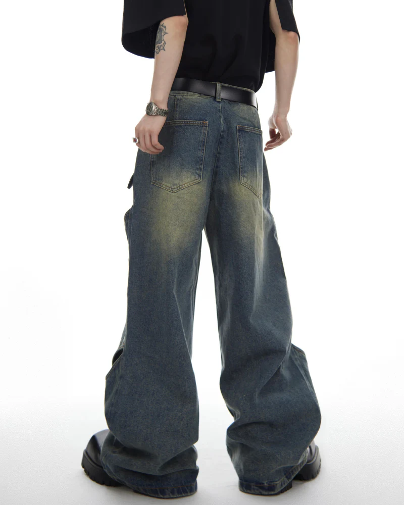 Opium Outfits Street Fashion Denim Pants | Y2K Jeans - Image 5