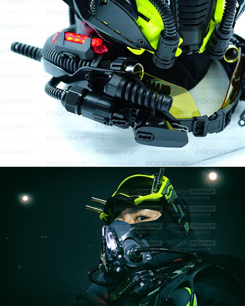 Out of Space Cyberpunk Futuristic Necklace - Image 23