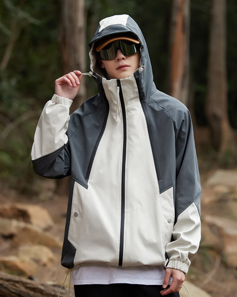 Outdoor Couple Camping Waterproof Jacket - Image 14