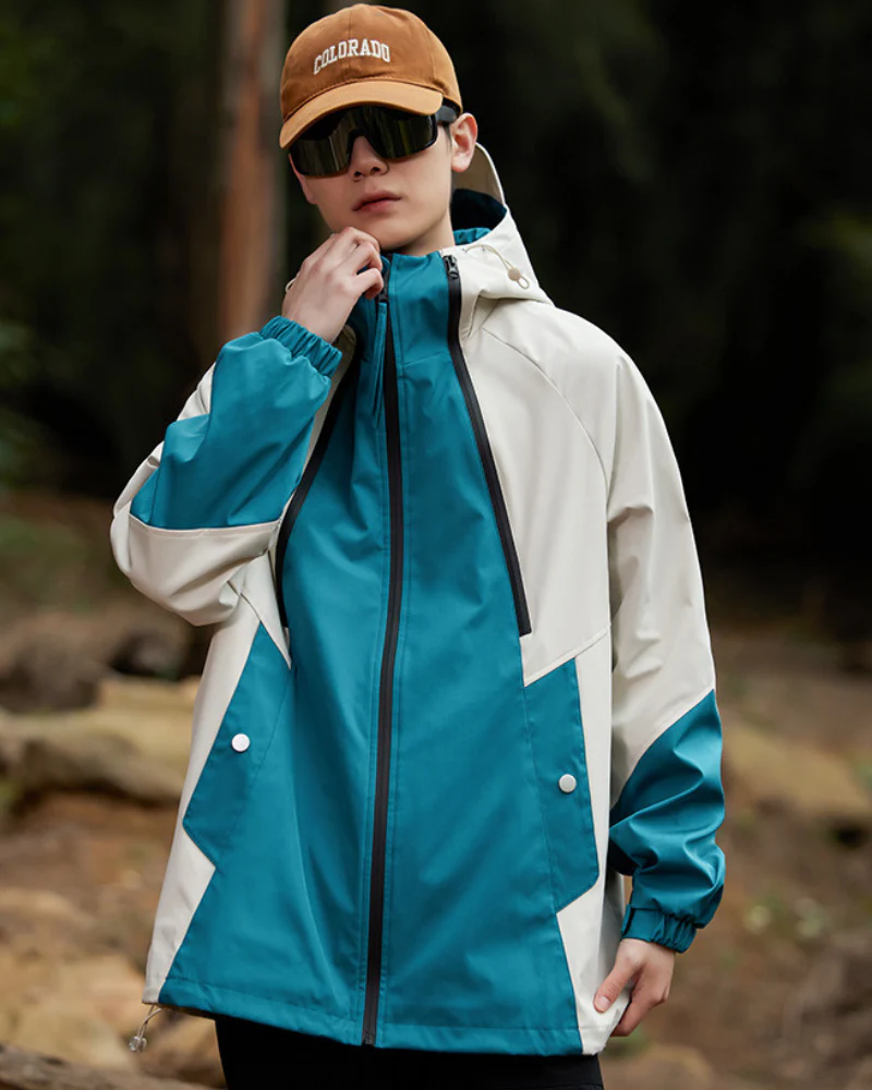 Outdoor Couple Camping Waterproof Jacket - Image 16