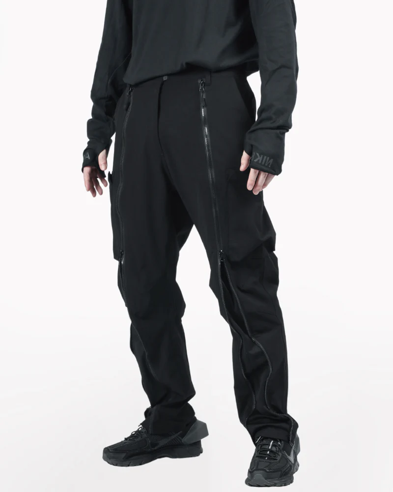Outdoor Functional 3D Pocket Zipper Cargo Pants