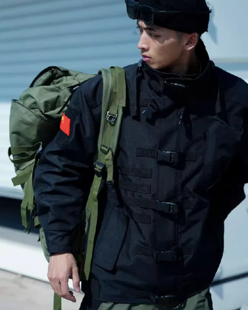 Outdoor Functional Stand Up Collar Tactical Jacket - Image 4
