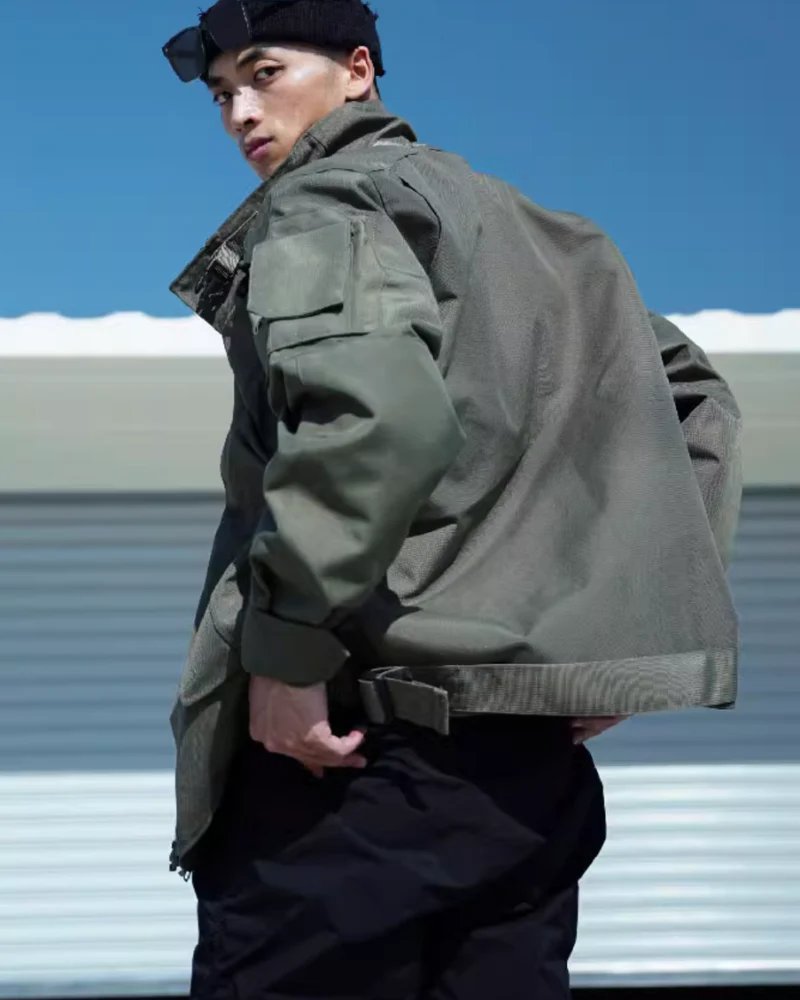 Outdoor Functional Stand Up Collar Tactical Jacket - Image 8