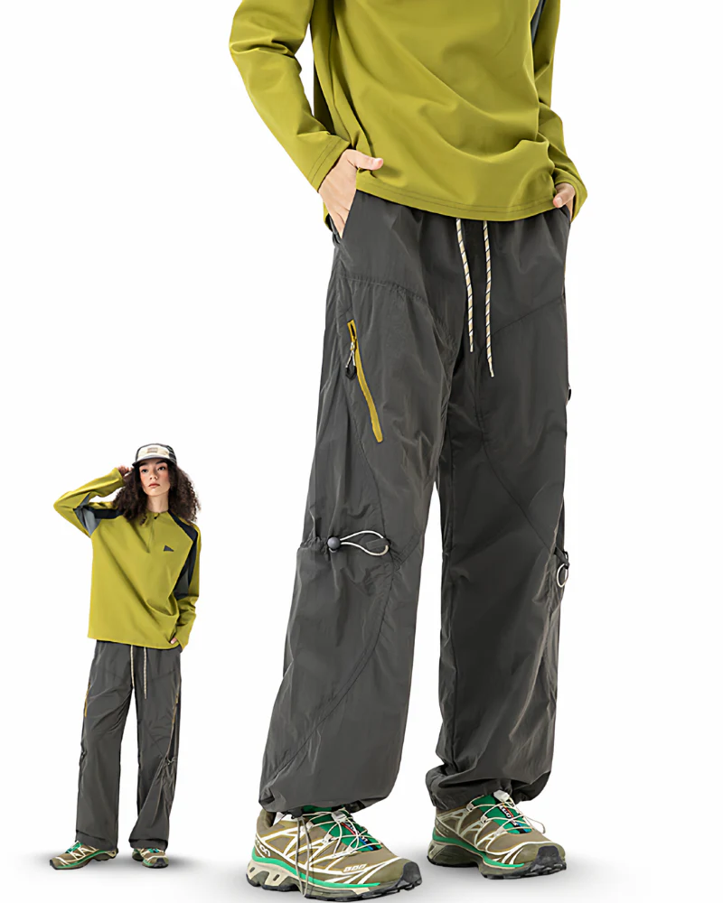 Outdoor Functional Unisex Straight-Leg Cargo Hiking Pants - Image 3