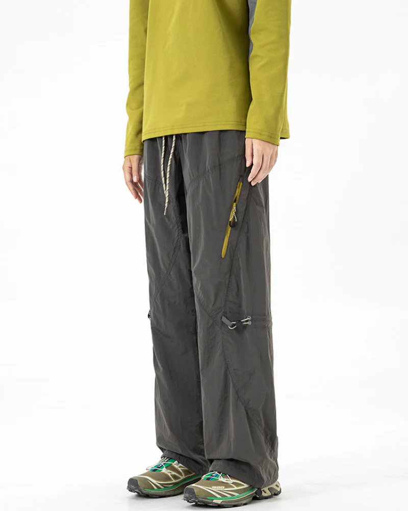 Outdoor Functional Unisex Straight-Leg Cargo Hiking Pants - Image 4
