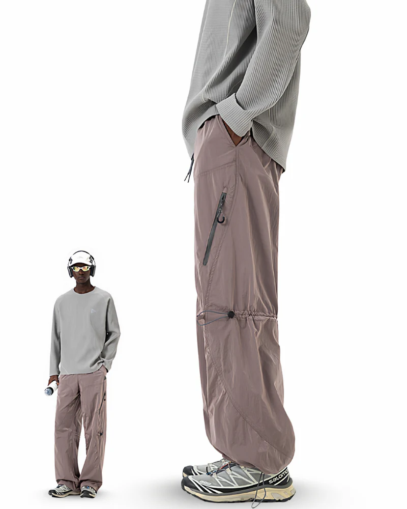 Outdoor Functional Unisex Straight-Leg Cargo Hiking Pants - Image 9