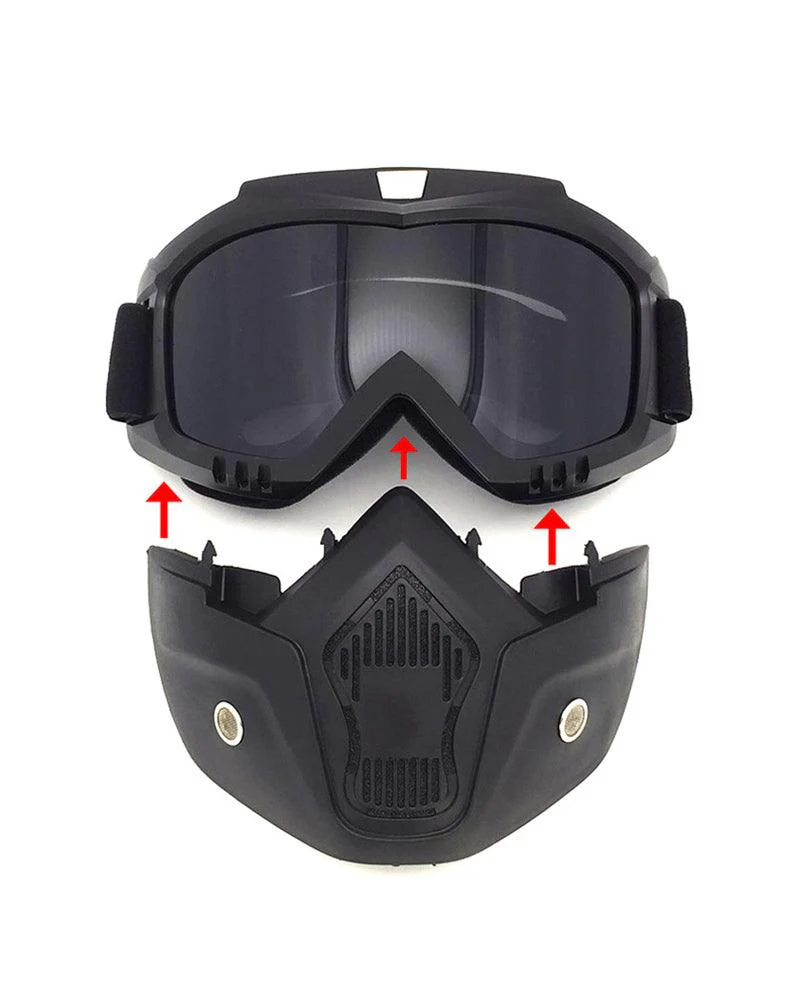 Outdoor Goggles Detachable Full Face Mask - Image 7