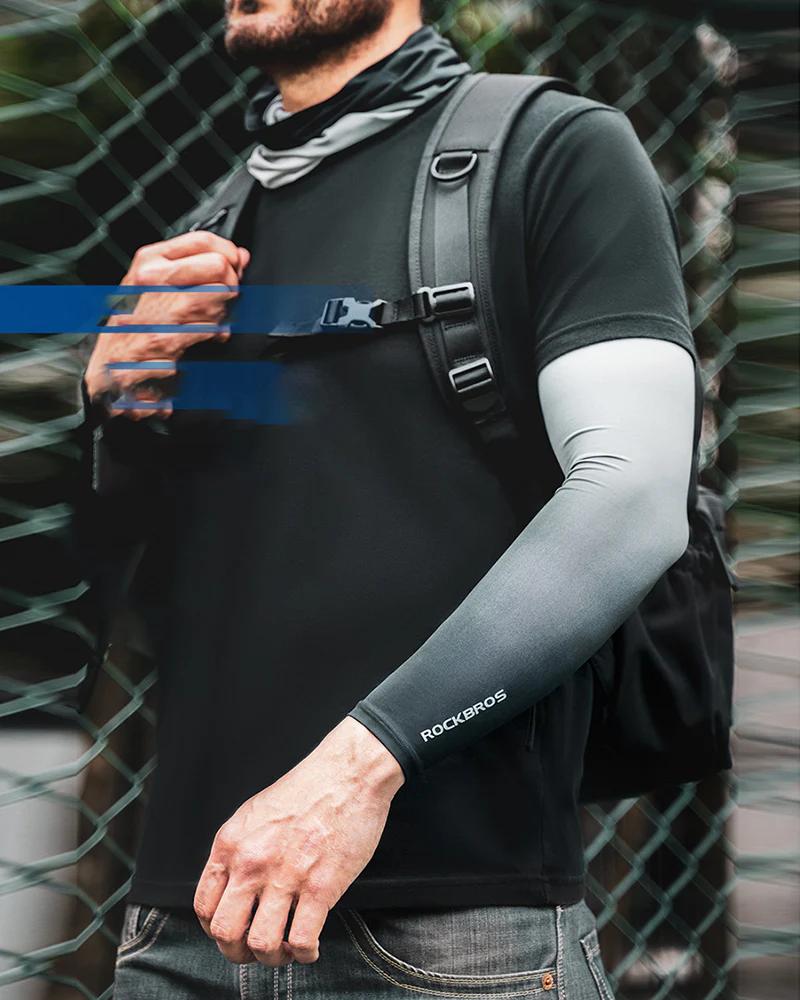 Outdoor Gradient Color Ice Silk Sun Protection Sleeves - Image 10