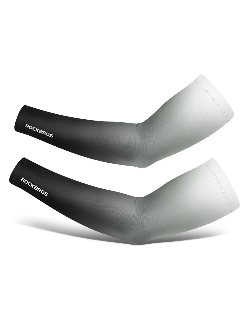 Outdoor Gradient Color Ice Silk Sun Protection Sleeves - Image 3