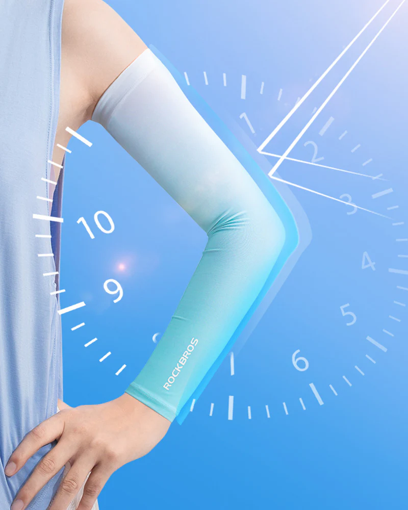 Outdoor Gradient Color Ice Silk Sun Protection Sleeves - Image 9