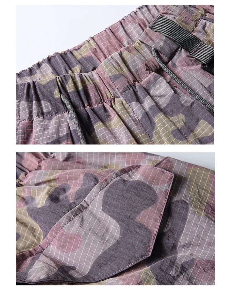 Outdoor Hiking Unisex Lightweight Baggy Camo Pants - Image 10