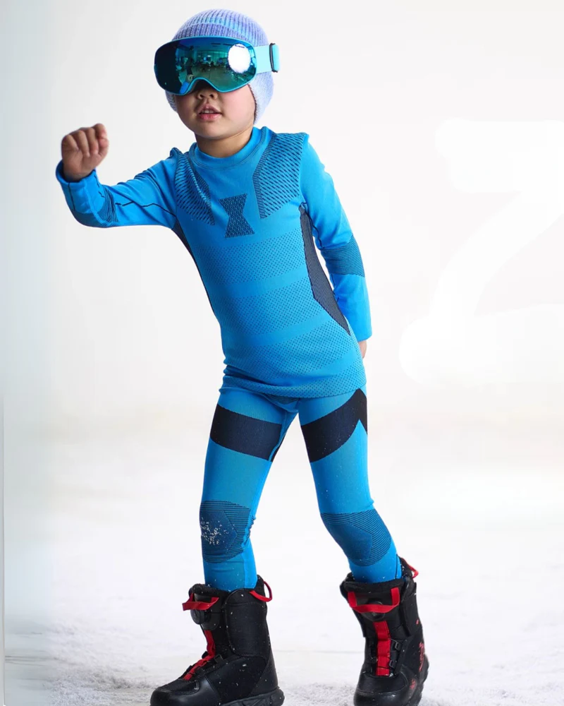 Outdoor Kids Ski Quick-Qry Breathable High Stretch Thermal Base Layer - Image 10