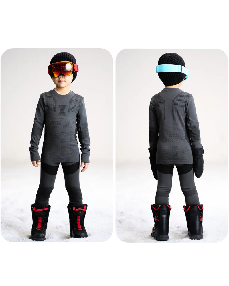 Outdoor Kids Ski Quick-Qry Breathable High Stretch Thermal Base Layer - Image 4