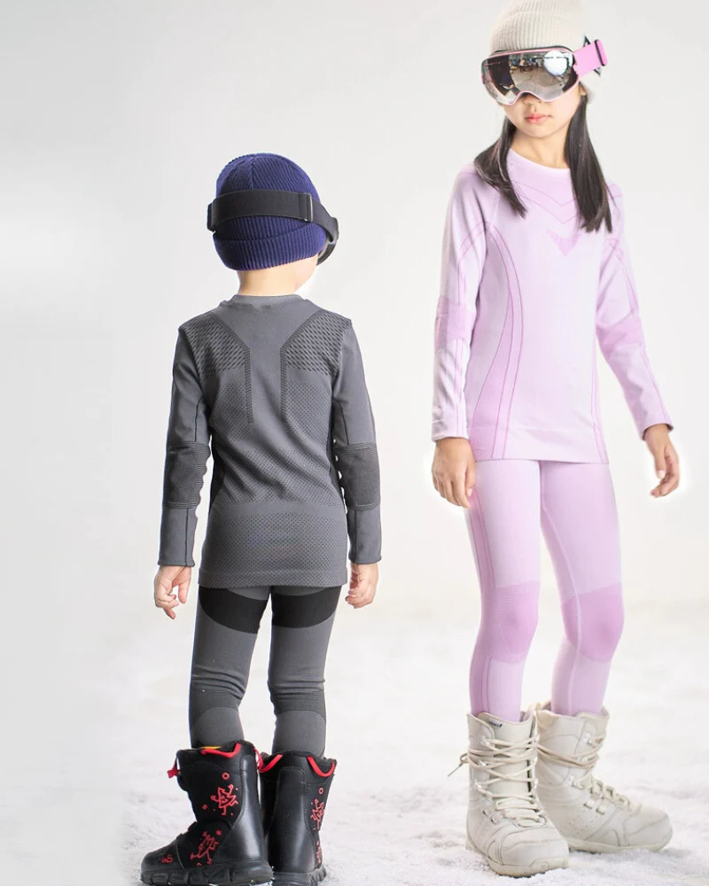 Outdoor Kids Ski Quick-Qry Breathable High Stretch Thermal Base Layer - Image 8