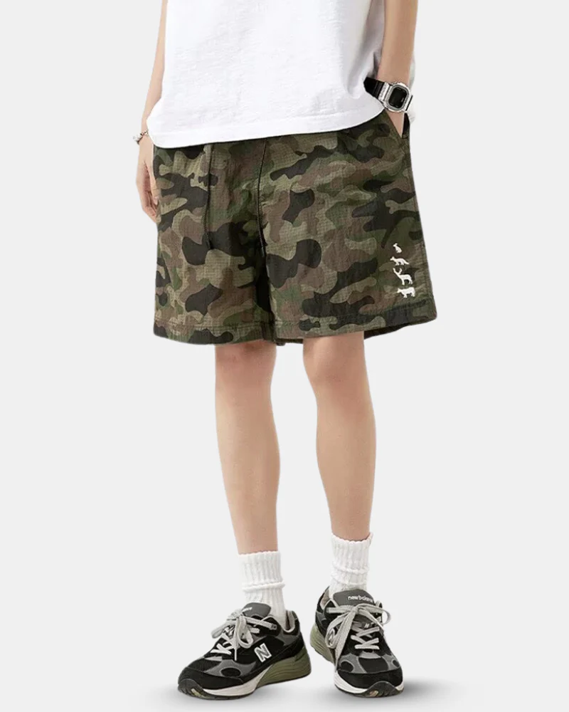 Outdoor Leopard Camo Cycling Hiking Shorts - Image 11