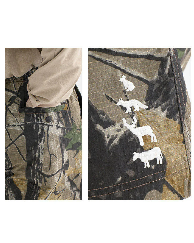 Outdoor Leopard Camo Cycling Hiking Shorts - Image 23