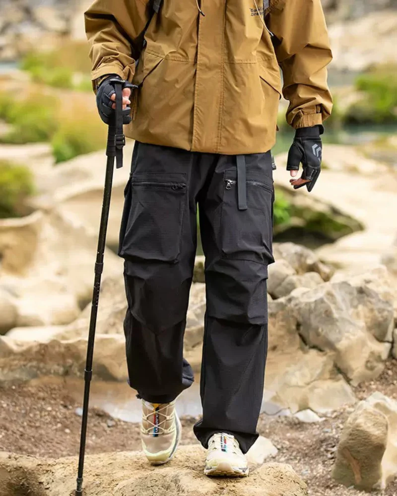 Outdoor Quick-Drying Hiking Paratrooper Pants - Image 3