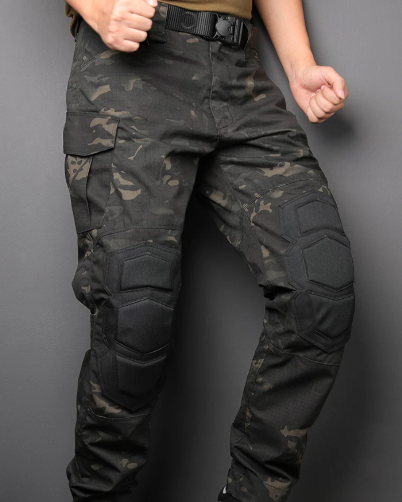 Outdoor Riding Knee Pads Tactical Cargo Pants - Image 6