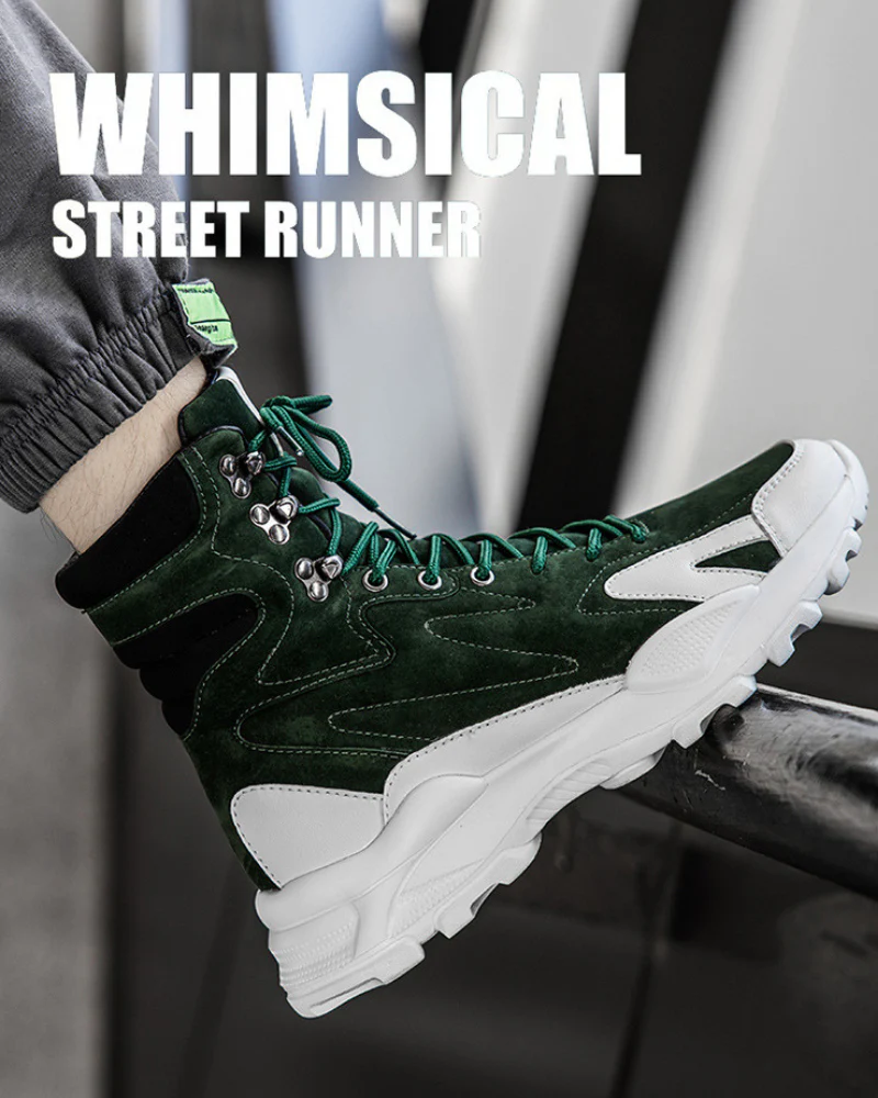 Outdoor Street High Top Sneakers - Image 12