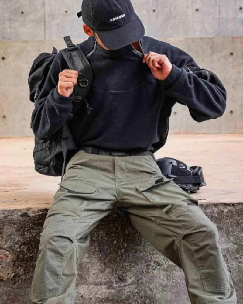 Outdoor Tactical Fleece Pullover Sweatshirt - Image 4