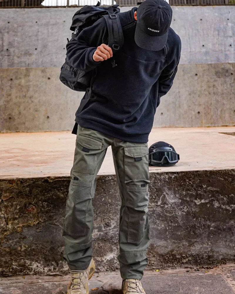 Outdoor Tactical Fleece Pullover Sweatshirt - Image 8