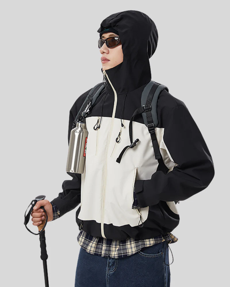 Outdoor Unisex Hiking Camping Waterproof 3-in-1 Jacket - Image 11