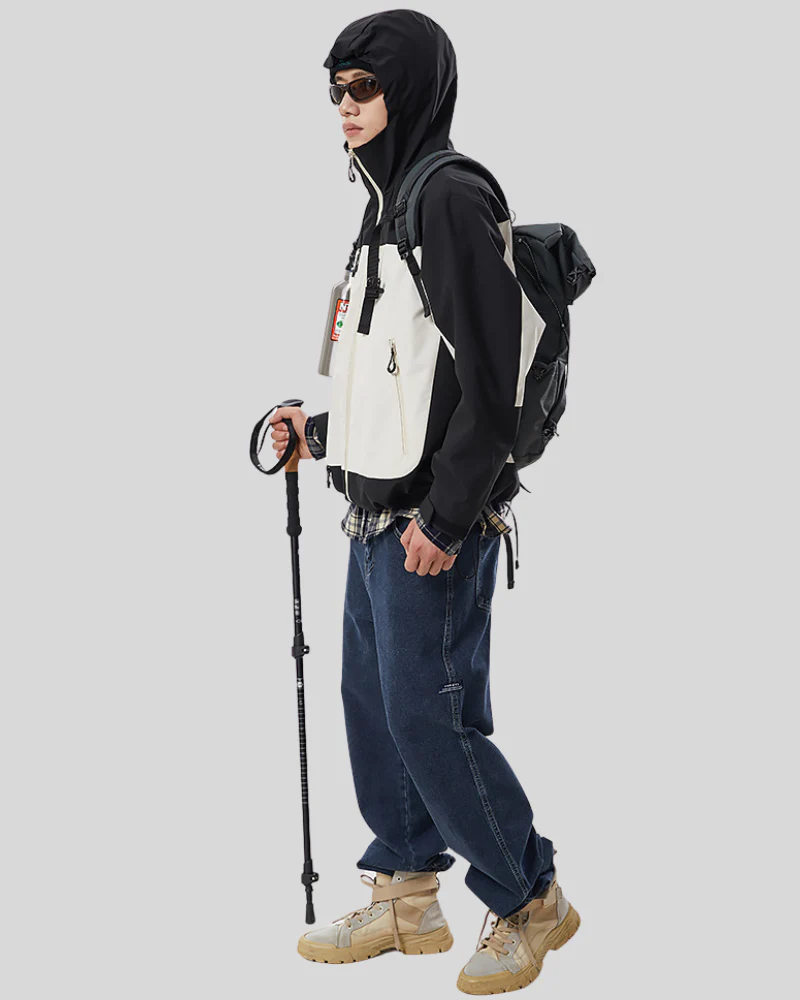 Outdoor Unisex Hiking Camping Waterproof 3-in-1 Jacket - Image 12