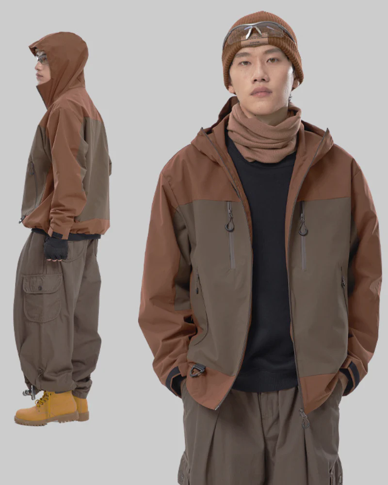 Outdoor Unisex Hiking Camping Waterproof 3-in-1 Jacket - Image 2