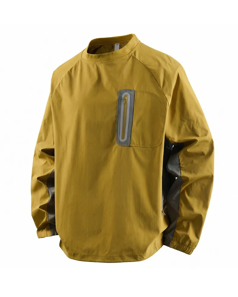 Outdoor Unisex Water-Resistant Technical Pullover Sweatshirt - Image 9