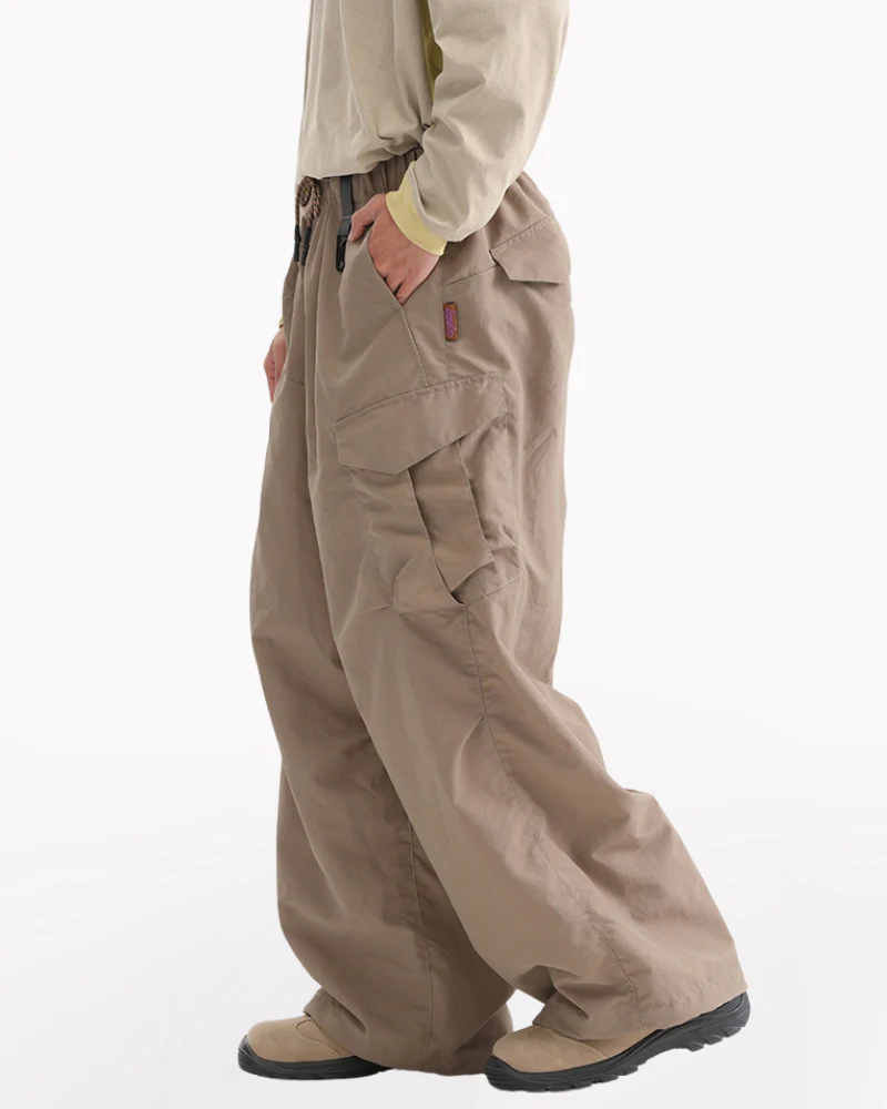 Outdoor Unisex Windproof Cargo Hiking Baggy Pants - Image 17
