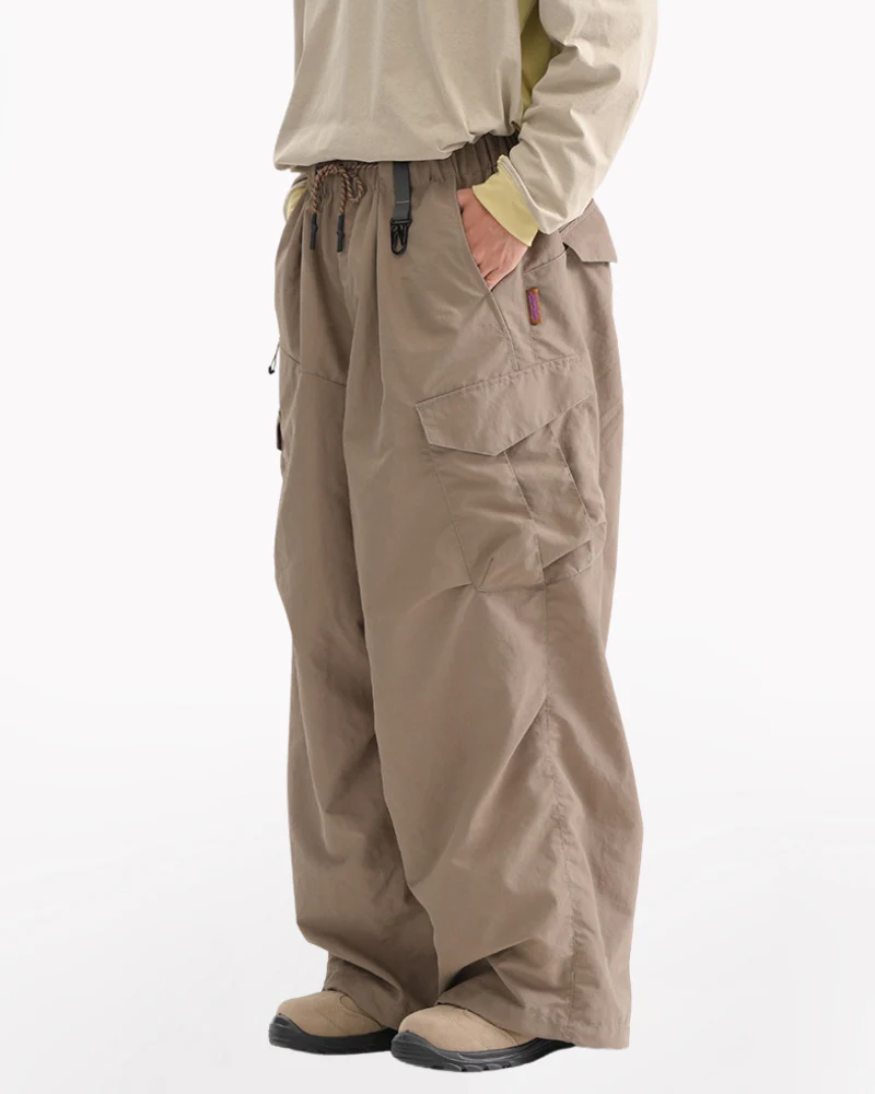 Outdoor Unisex Windproof Cargo Hiking Baggy Pants - Image 18