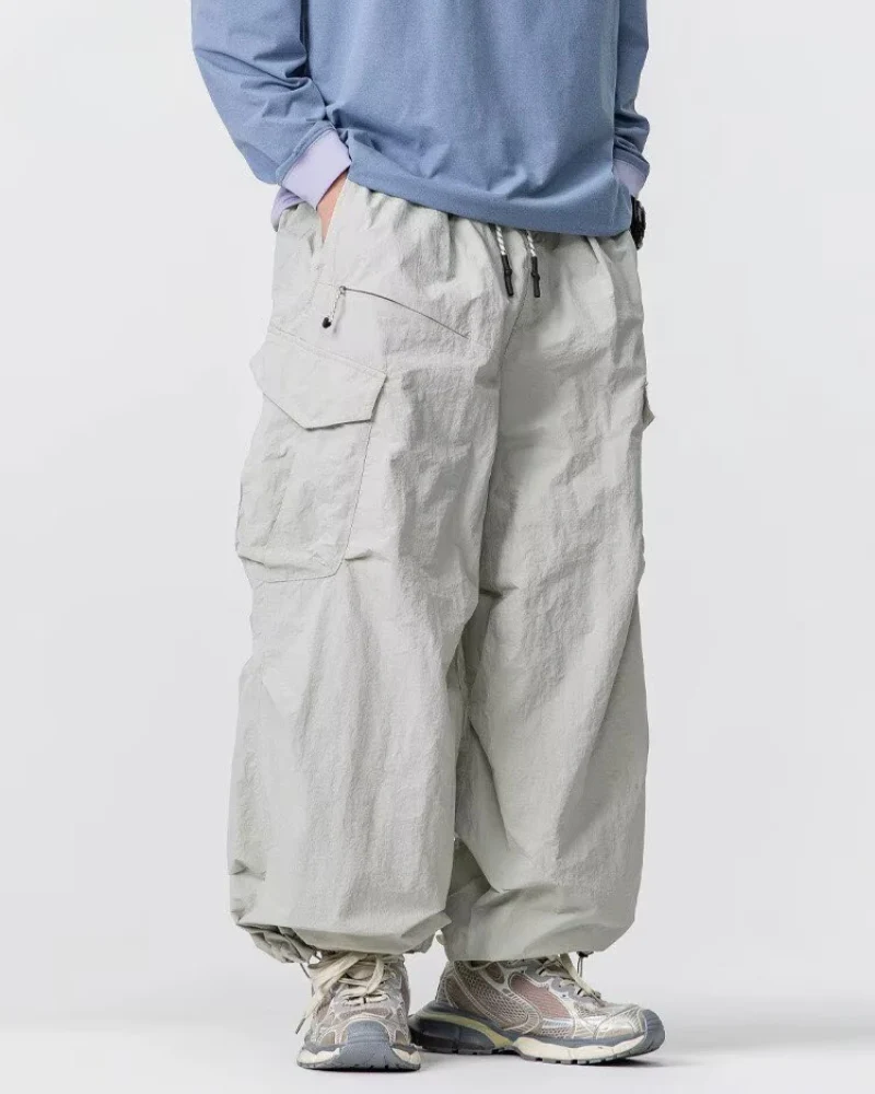 Outdoor Unisex Windproof Cargo Hiking Baggy Pants - Image 21