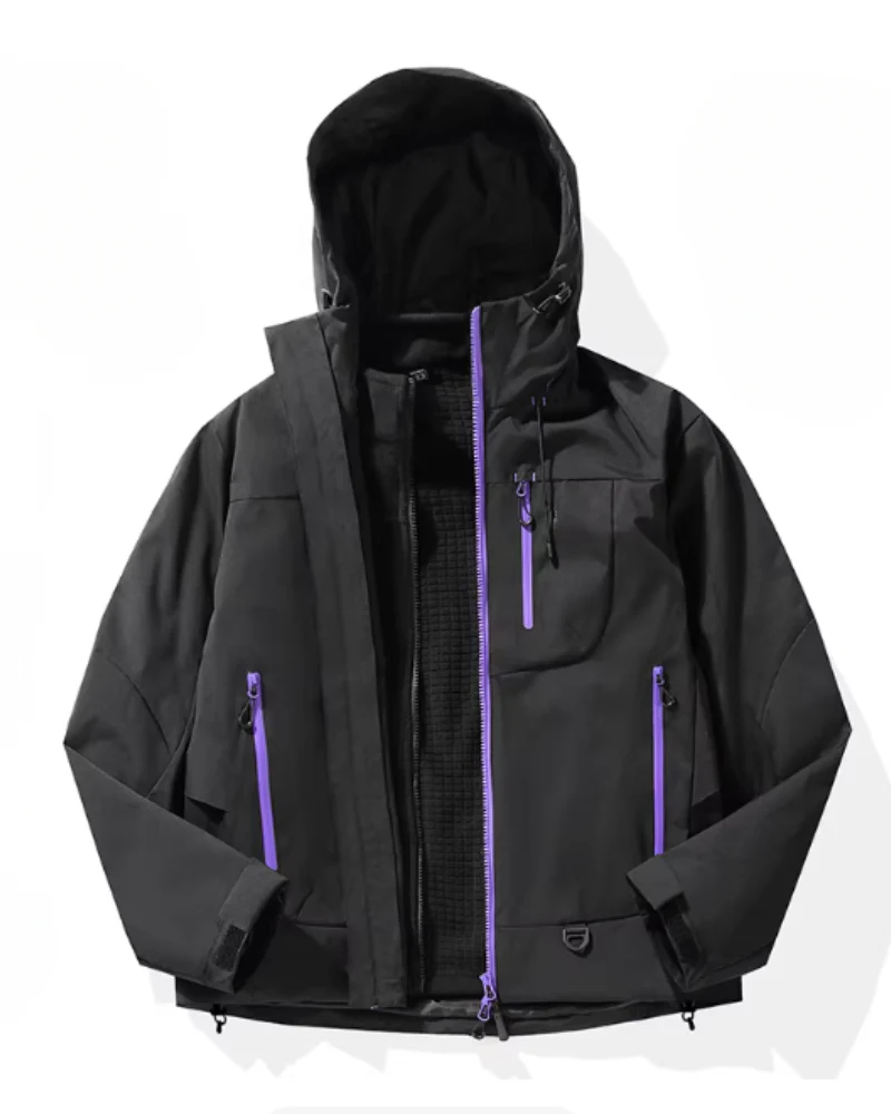 Outdoor Waterproof 3-in-1 Hiking Jacket - Image 15