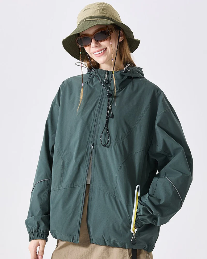 Outdoor Waterproof Mountaineering Hiking Utility Jacket - Image 11