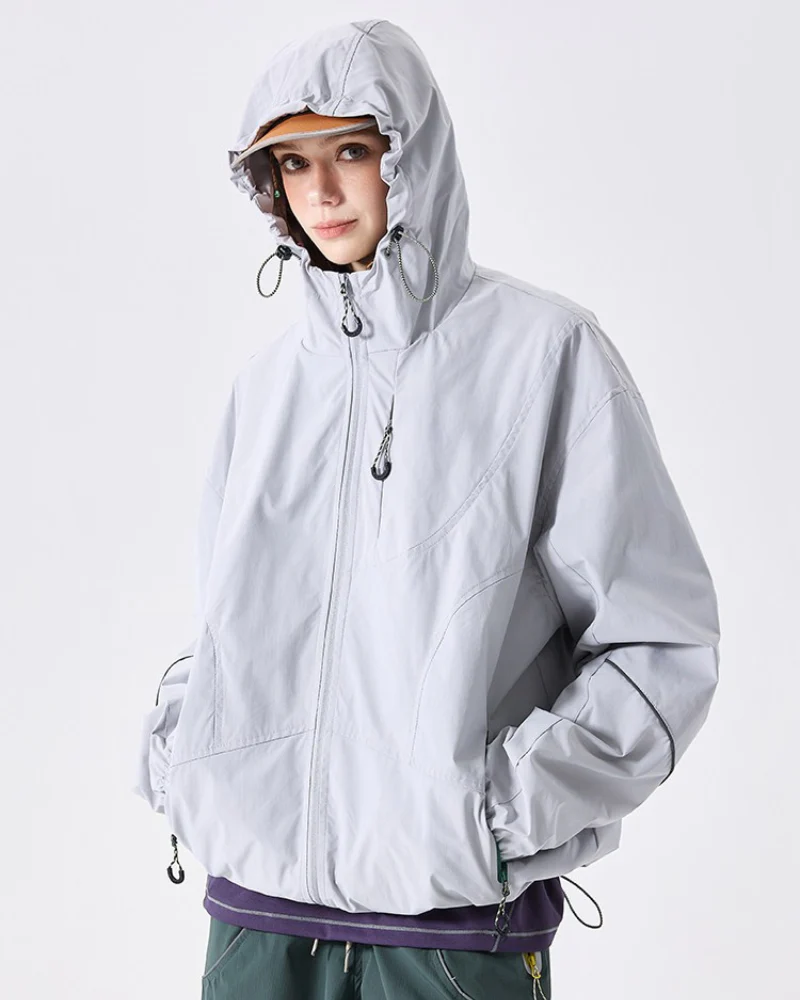 Outdoor Waterproof Mountaineering Hiking Utility Jacket - Image 13