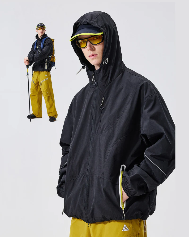 Outdoor Waterproof Mountaineering Hiking Utility Jacket - Image 2