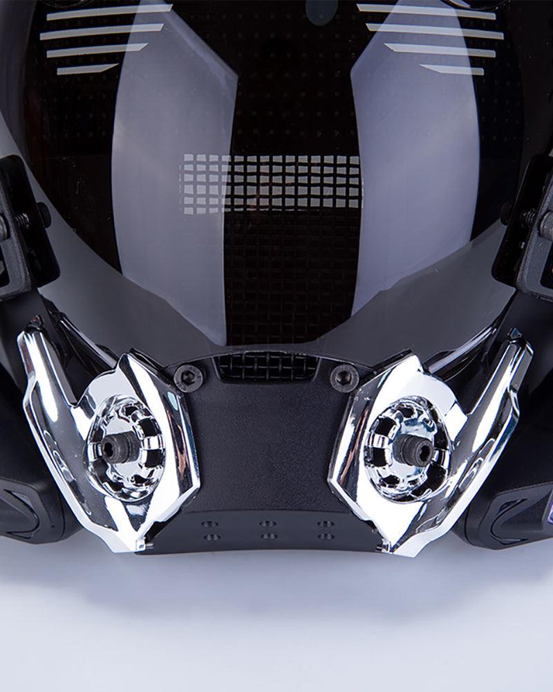 Over the Rainbow Rhythm Cyberpunk Helmet Mask ( Customizable Text And Image Available) - Image 19