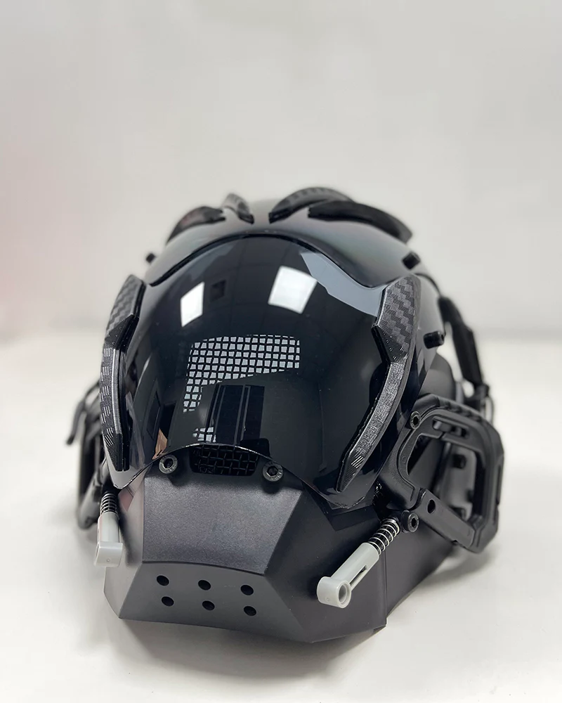 Party Music Festival Cyberpunk Helmet Mask - Image 2